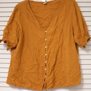 Tobacco Leaf Old Navy Blouse (XL)
